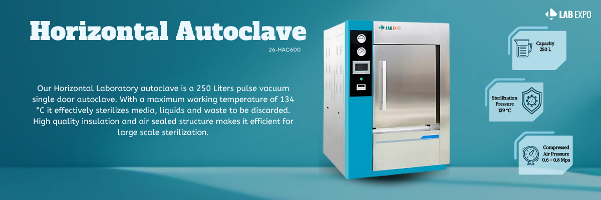 Horizontal Autoclave 26-HAC600