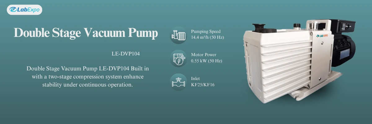 Double Stage Vacuum Pump LE-DVP104