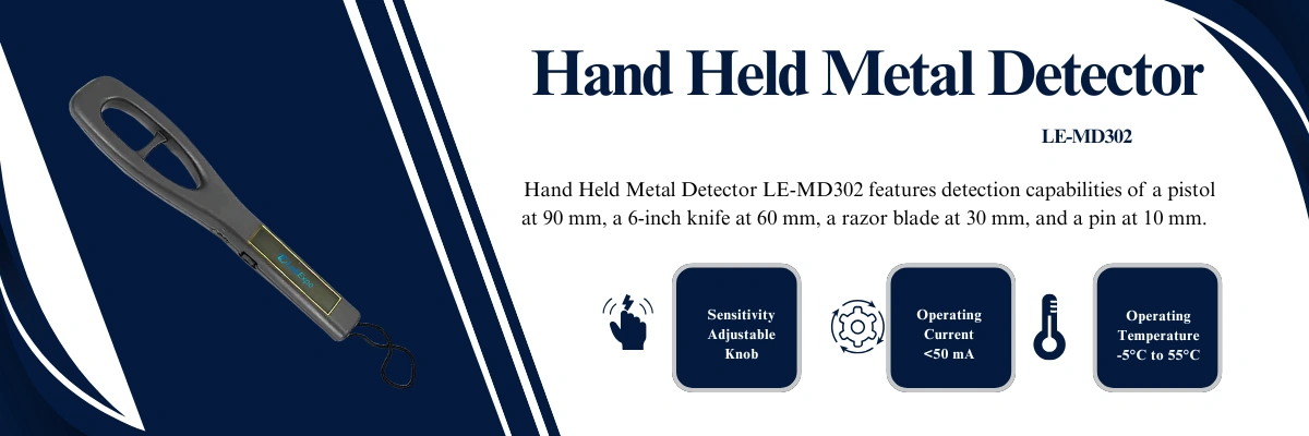 Hand Held Metal Detector LE-MD302