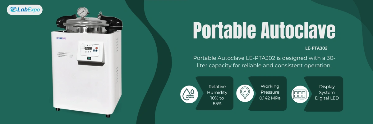 Portable Autoclave LE-PTA302
