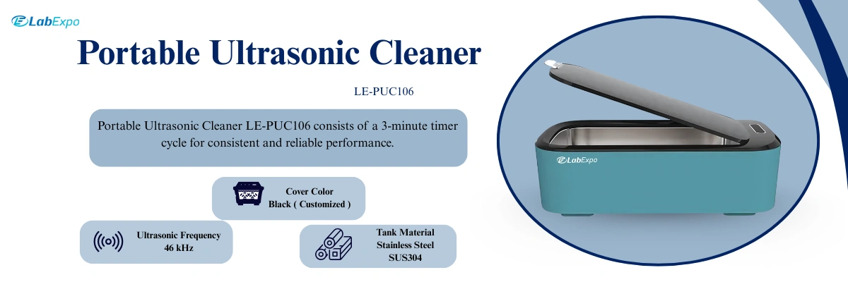 Portable Ultrasonic Cleaner LE-PUC106