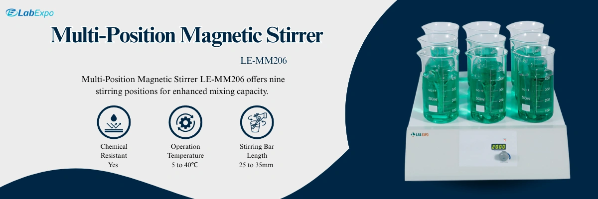 Magnetic Stirrer – 153mm | Quiet Drive | Stir Plate | Lab Expo