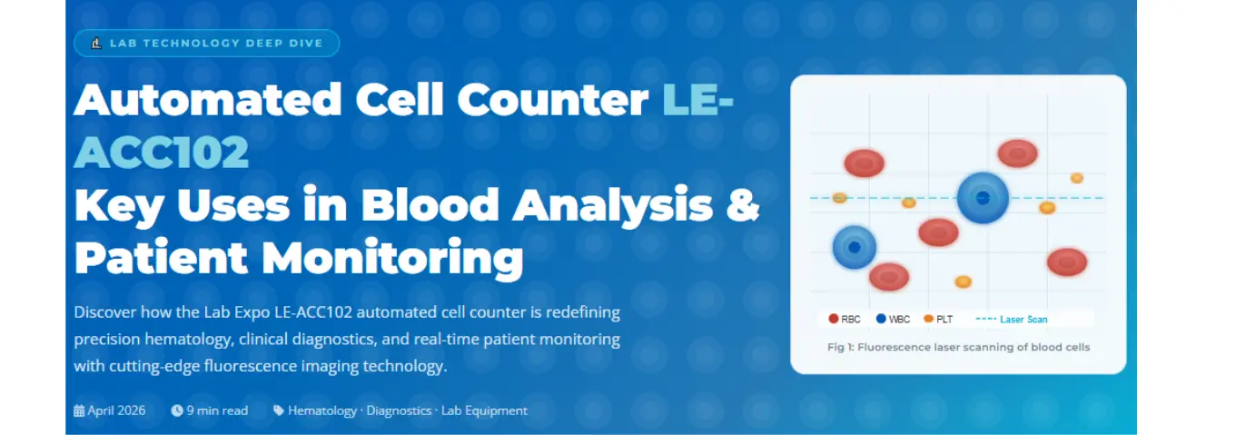 Lab Technology Deep Dive Automated Cell Counter Key Uses in Blood Analysis and Patient Monitoring