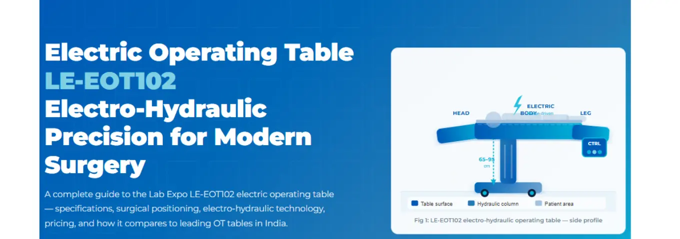 Electric Operating Table Electro Hydraulic Precision for Modern Surgery