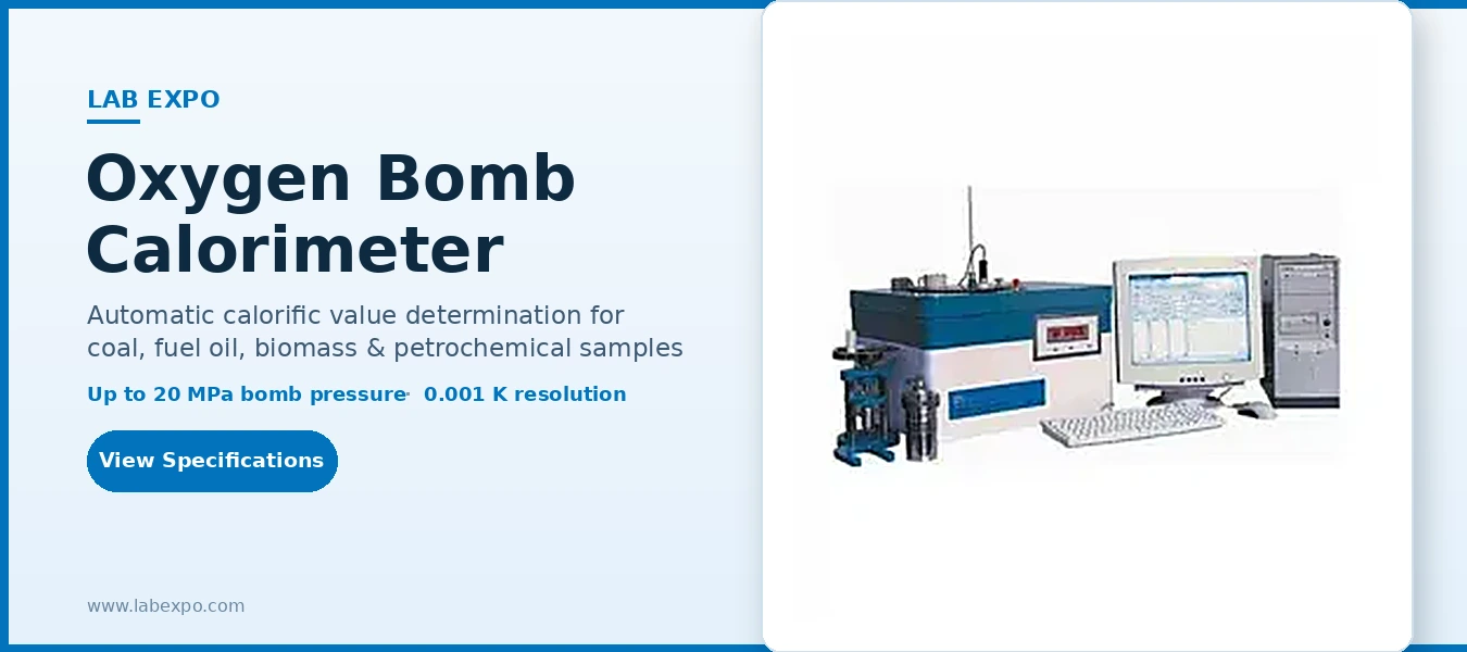 Oxygen Bomb Calorimeter for Petrochemical QA Testing Gasoline Jet Fuel and Diesel