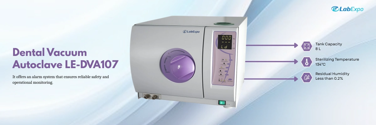 Dental Vacuum Autoclave LE-DVA107