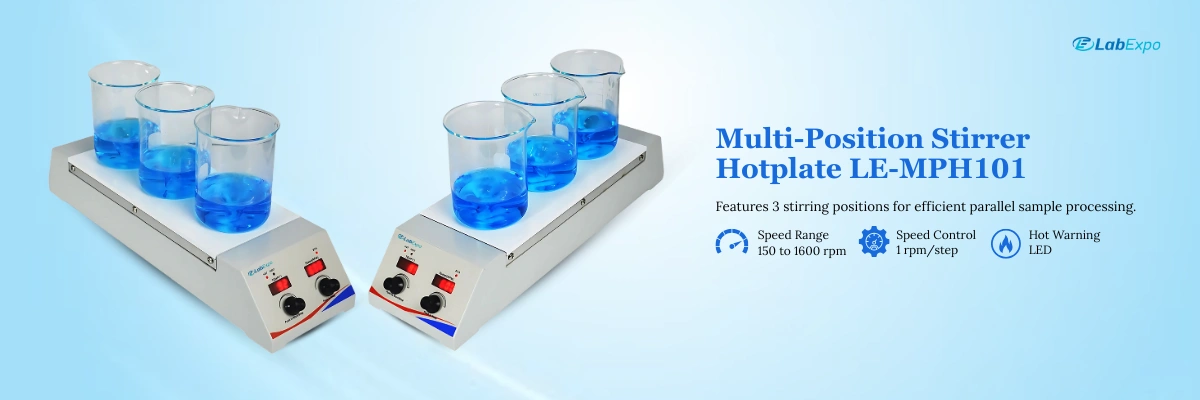 Multi-Position Stirrer Hotplate LE-MPH101