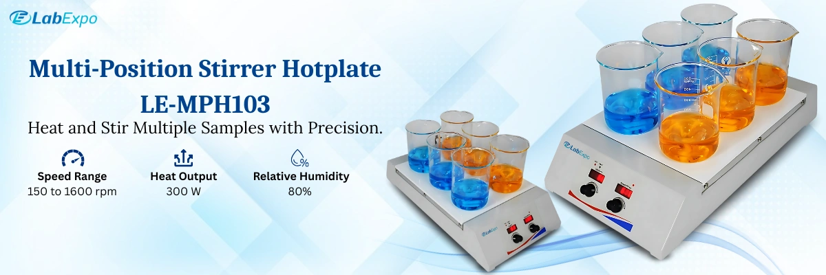 Multi-Position Stirrer Hotplate LE-MPH103