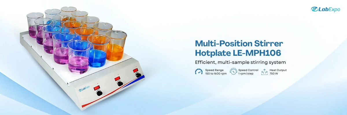 Multi-Position Stirrer Hotplate LE-MPH106